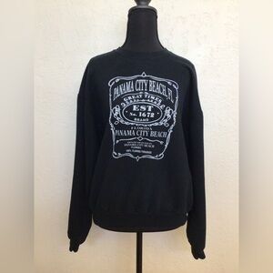 Jerzees Black Crewneck Sweater